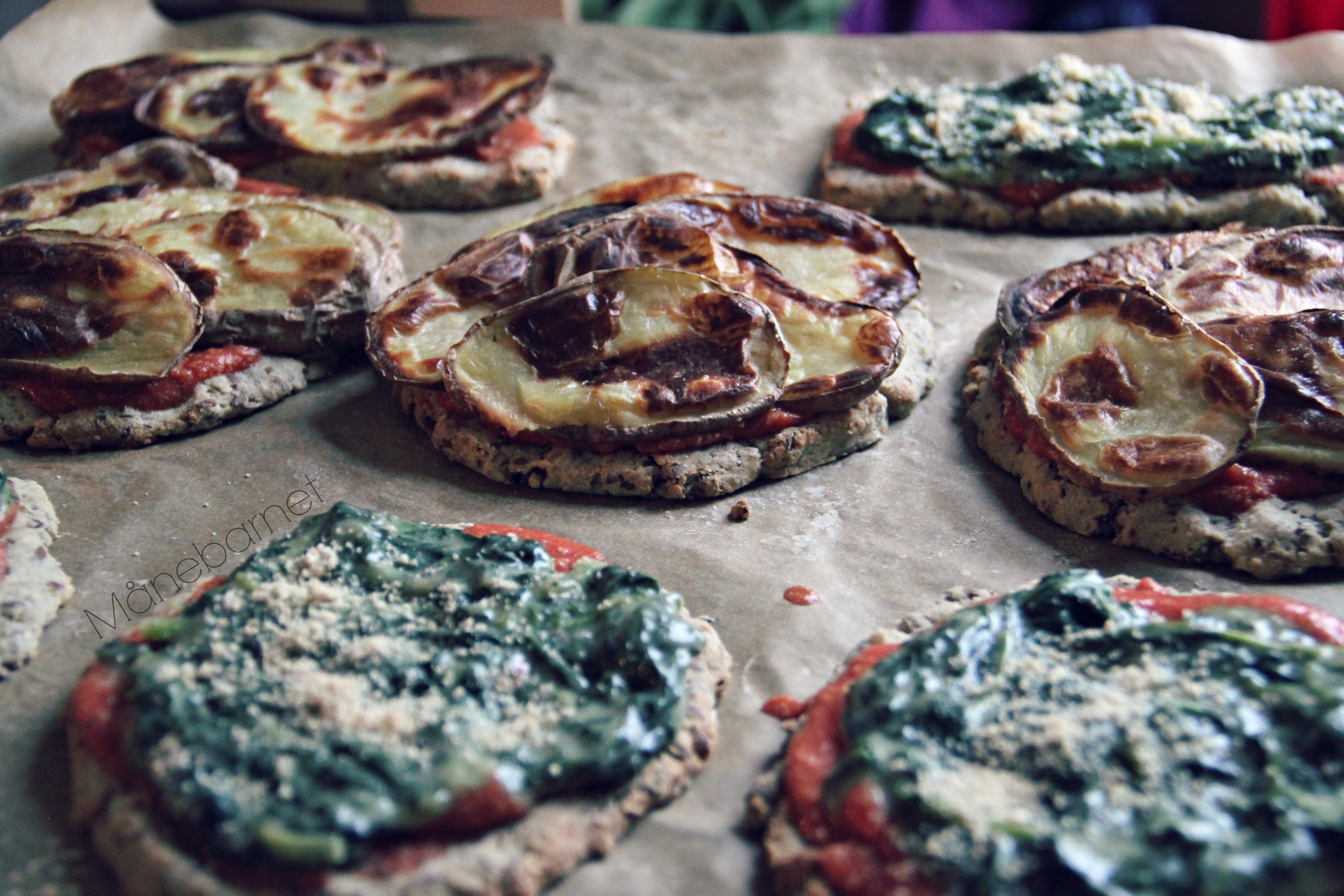 Glutenfrie minipizzaer
