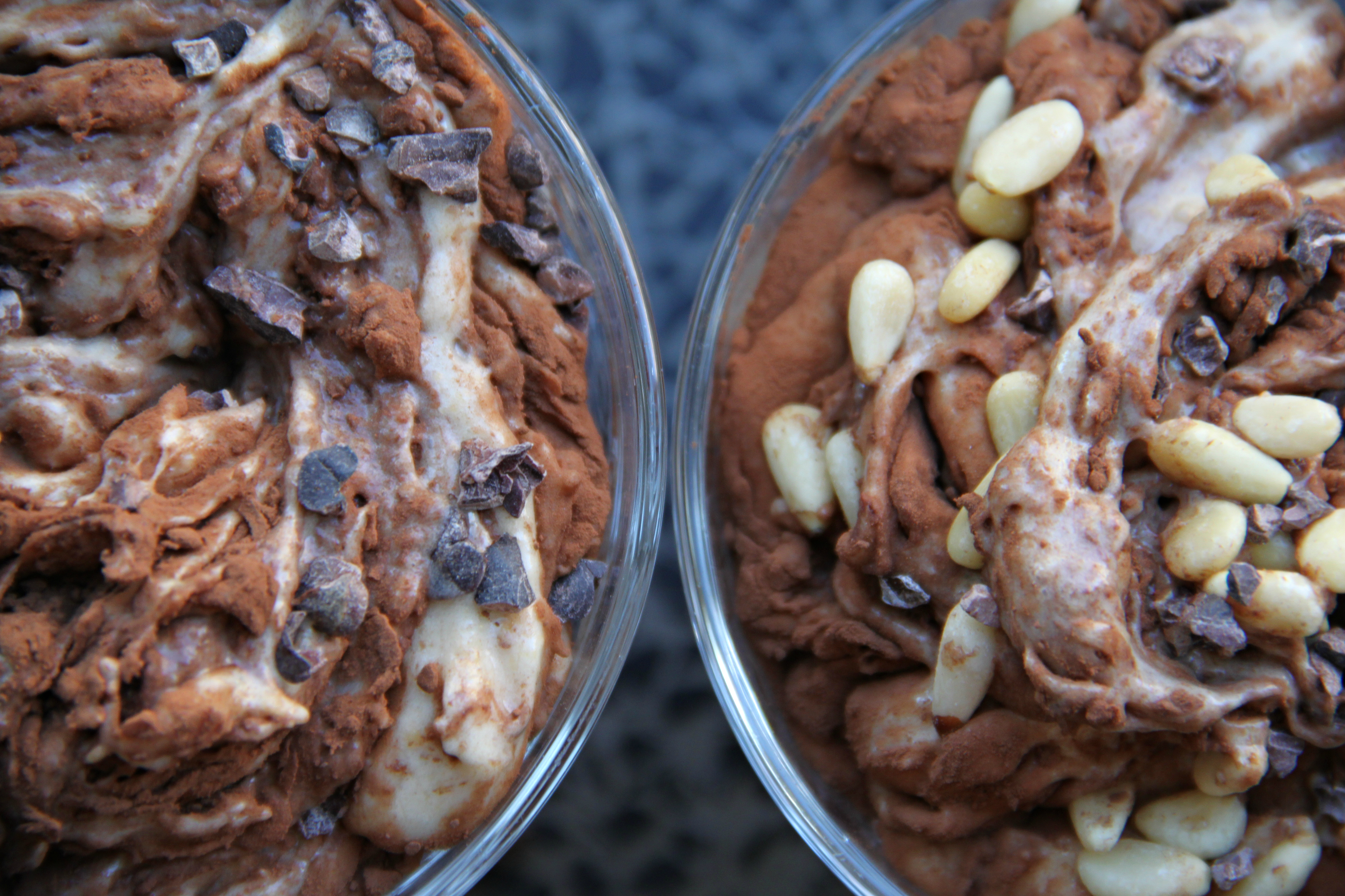 Nicecream - chokolade/peanutbutter swirl