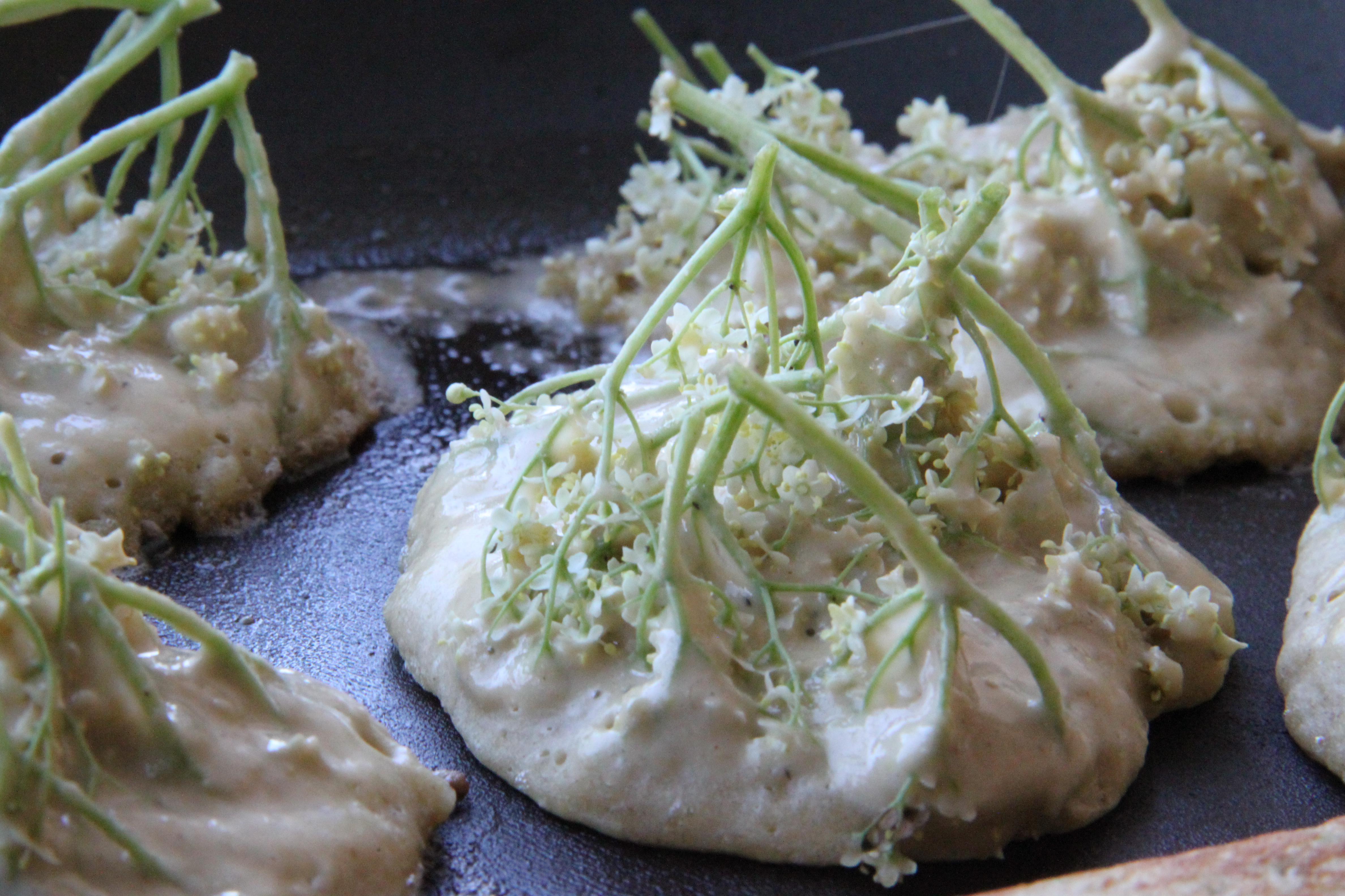 Indbagte hyldeblomster